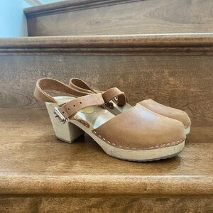 Lotta From Stockholm Brown Leather Mules